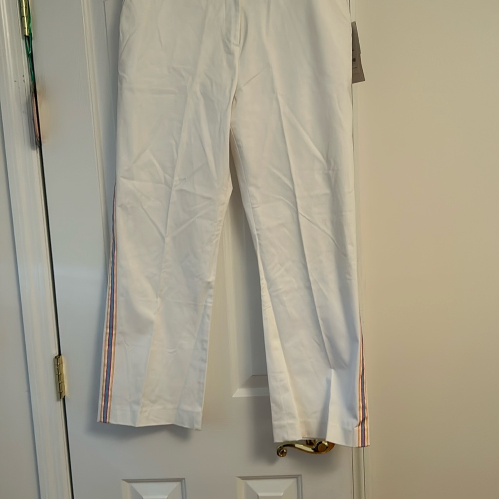 NWOT Lilly Pulitzer White Stretch Pants
